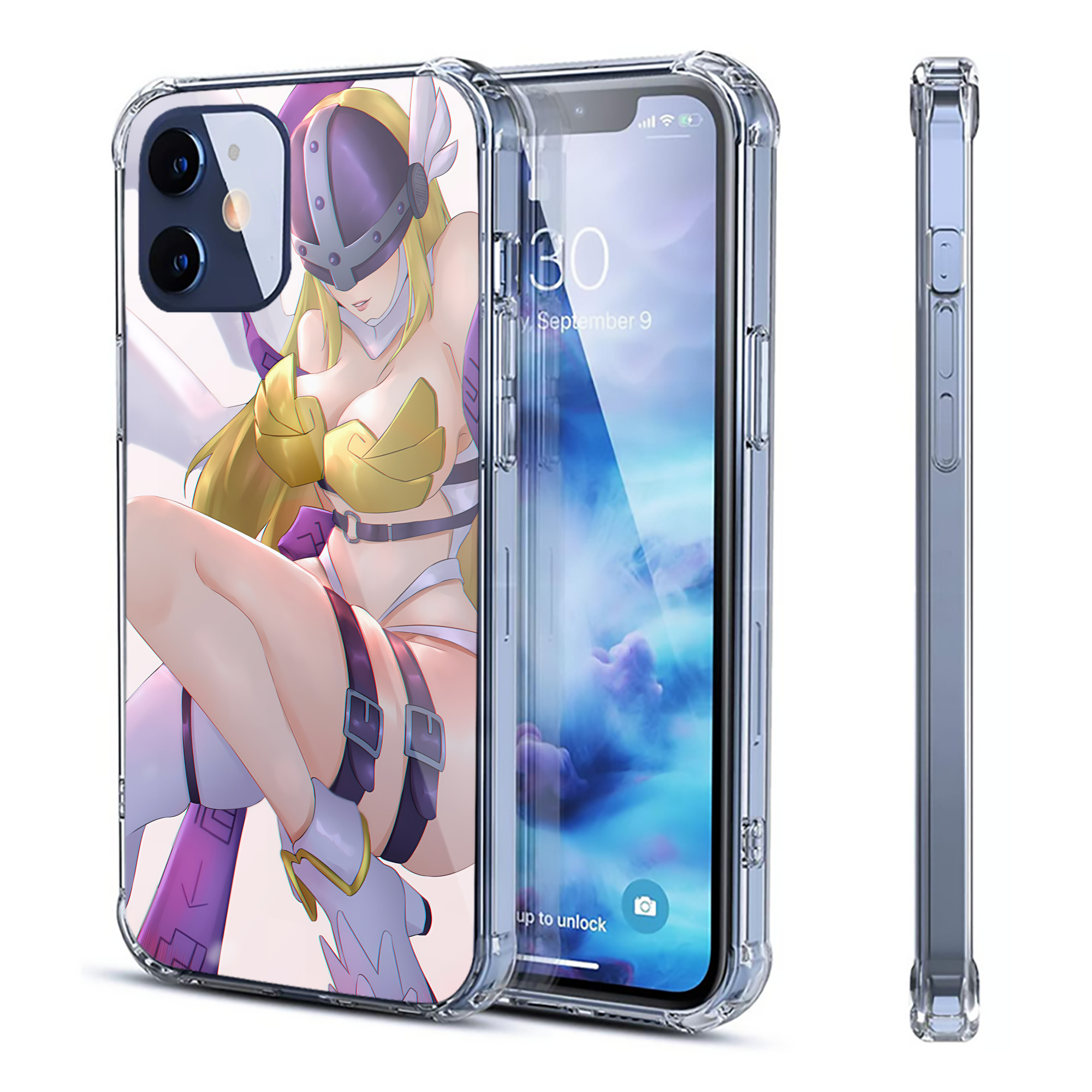 （画像用） Digimon デジタルモンスター/デジモン 【iPhone 12シリーズ対応】透明スマホケース（クリアソフトケース）